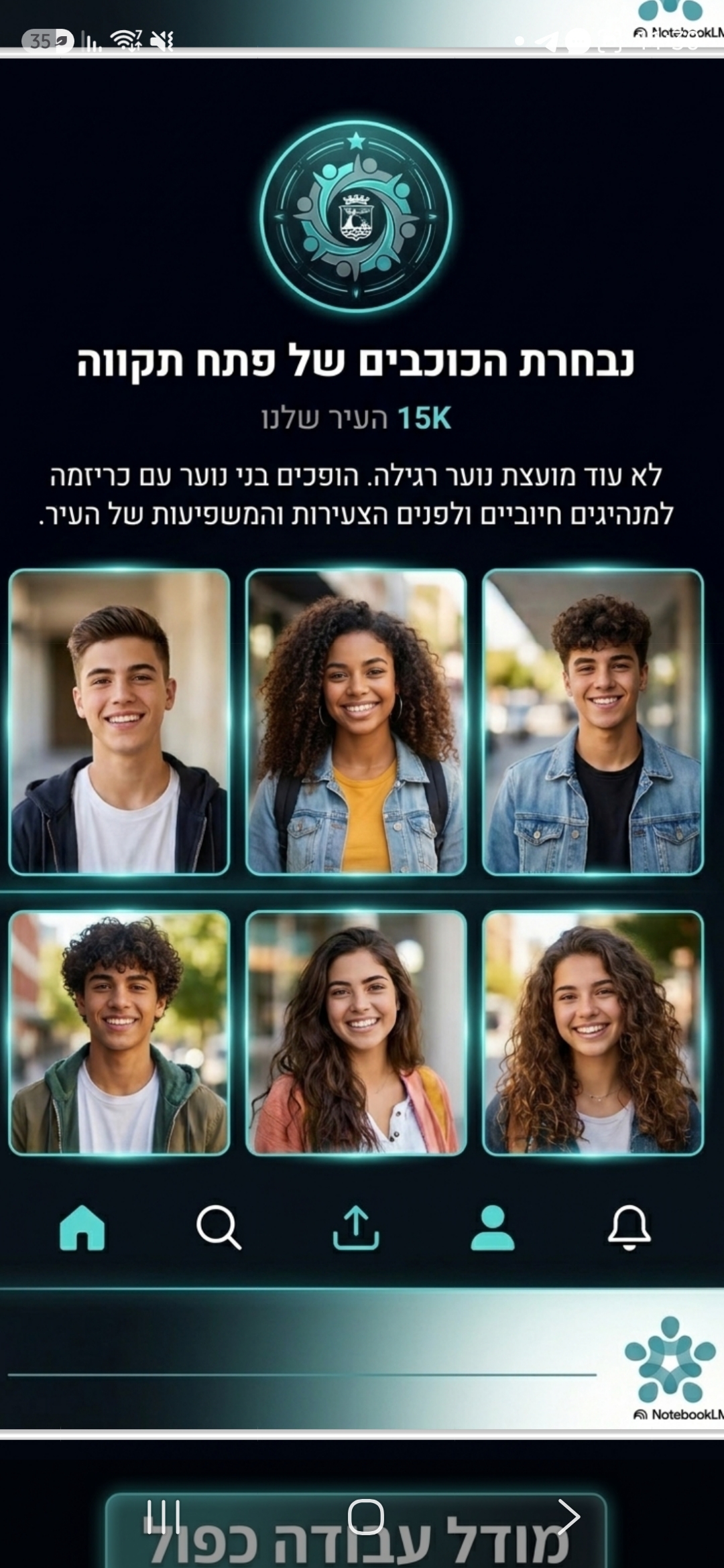 קול קורא עירוני לנבחרת פתח תקווה